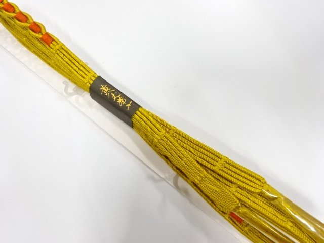 未使用品　正絹　手組帯締め